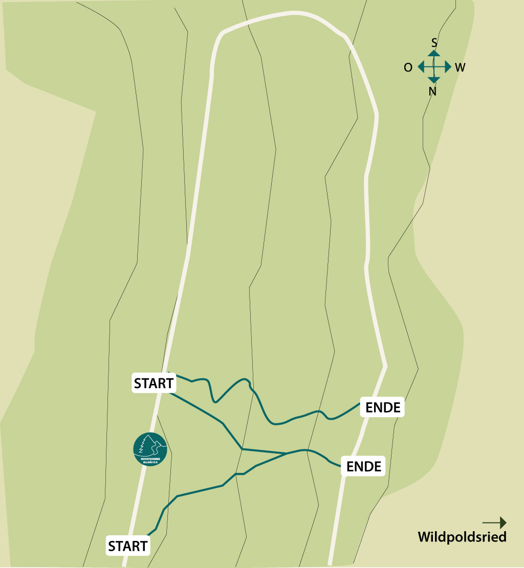Haldetrails bei Wildpoldsried